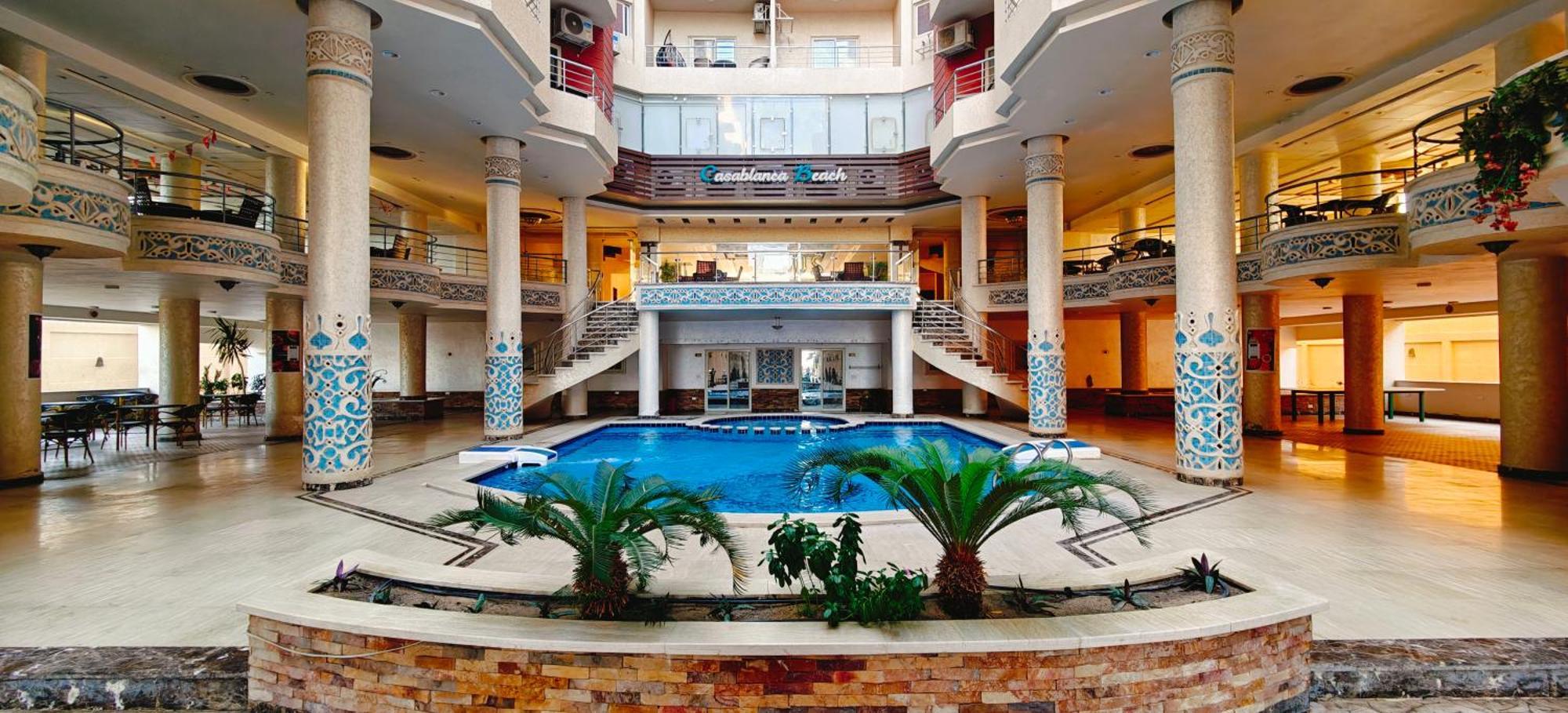 Casablanca Beach Direct Sea View Tow Bedroom Apartment Hurghada Bilik gambar